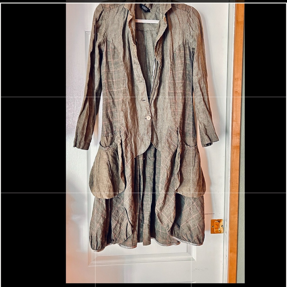 Rundholz asymmetrical one of a kind jacket